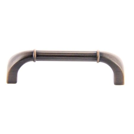 Crown 4-1/2" Deco Cabinet Pull 3-3/4" Center to Center Oil Rubbed Bronze Finish CHP8028110B